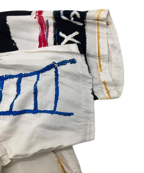 GUILTY PARTIES（ギルティーパーティーズ）GUILTY PARTIES (ギルティーパーティーズ) JEAN-MICHEL BASQUIAT (ジャン ミシェル バスキア) S/S HAWAIAN SHIRT ホワイト サイズ:Mの古着・服飾アイテム