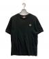 KENZO（ケンゾー）の古着「'Lucky Tiger' エンブロイド Tシャツ」｜ブラック