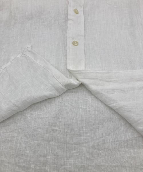 POLO RALPH LAUREN（ポロ・ラルフローレン）POLO RALPH LAUREN (ポロ・ラルフローレン) リネンシャツ ホワイト サイズ:Sの古着・服飾アイテム