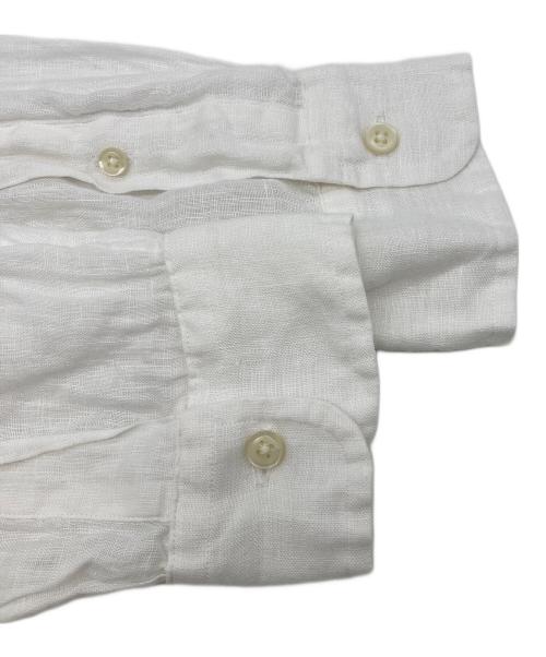 POLO RALPH LAUREN（ポロ・ラルフローレン）POLO RALPH LAUREN (ポロ・ラルフローレン) リネンシャツ ホワイト サイズ:Sの古着・服飾アイテム