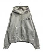 stussy×NIKEステューシー×ナイキ）の古着「Fleece Zip Hoodie」｜グレー