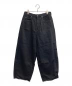 journal standard luxeジャーナルスタンダード ラックス）の古着「26SS 11OZデニム スウィッチパンツ」｜ブラック