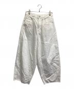 journal standard luxeジャーナルスタンダード ラックス）の古着「26SS 11OZデニム スウィッチパンツ」｜ホワイト