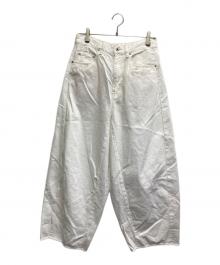 journal standard luxe（ジャーナルスタンダード ラックス）の古着「26SS 11OZデニム スウィッチパンツ」｜ホワイト