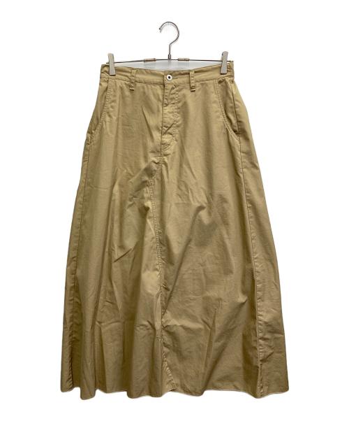 journal standard luxe（ジャーナルスタンダード ラックス）JOURNAL STANDARD LUXE (ジャーナルスタンダード ラックス) 25SS コンパクトギャバ スカート ベージュ サイズ:FREEの古着・服飾アイテム