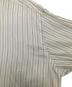 中古・古着 AURALEE (オーラリー) COTTON SILK STRIPE STAND COLLAR SHIRT ストライプ スタンドカラー シャツ ベージュ サイズ:SIZE4：30000円
