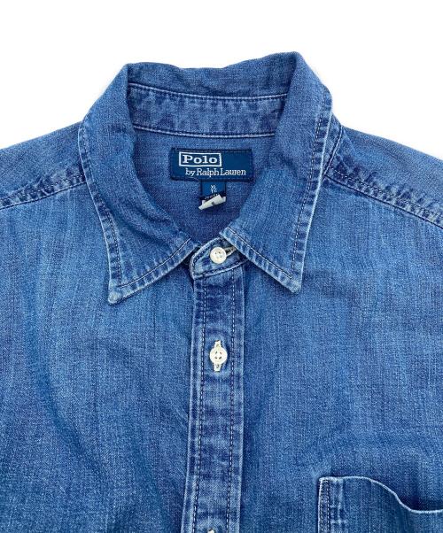 POLO RALPH LAUREN（ポロ・ラルフローレン）POLO RALPH LAUREN (ポロ・ラルフローレン) ポニーデニムシャツ インディゴ サイズ:XLの古着・服飾アイテム