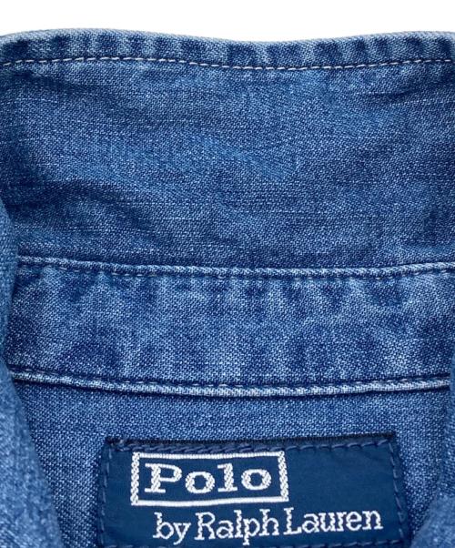 POLO RALPH LAUREN（ポロ・ラルフローレン）POLO RALPH LAUREN (ポロ・ラルフローレン) ポニーデニムシャツ インディゴ サイズ:XLの古着・服飾アイテム