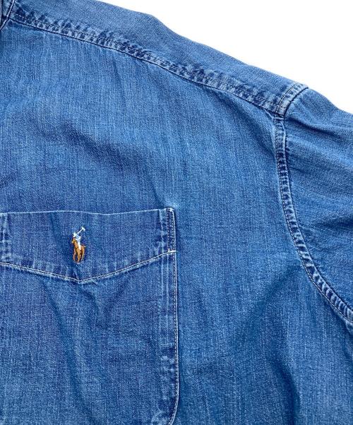 POLO RALPH LAUREN（ポロ・ラルフローレン）POLO RALPH LAUREN (ポロ・ラルフローレン) ポニーデニムシャツ インディゴ サイズ:XLの古着・服飾アイテム