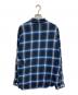 REMI RELIEF (レミレリーフ) オンブレネルチェックシャツ ブルー サイズ:L：8000円