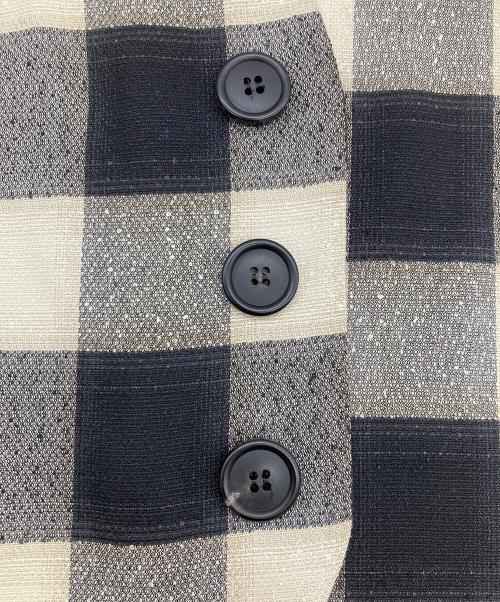 CristaSeya（クリスタセヤ）Cristaseya (クリスタセヤ) 26SS Button down vest ベージュ×ブラック サイズ:Lの古着・服飾アイテム