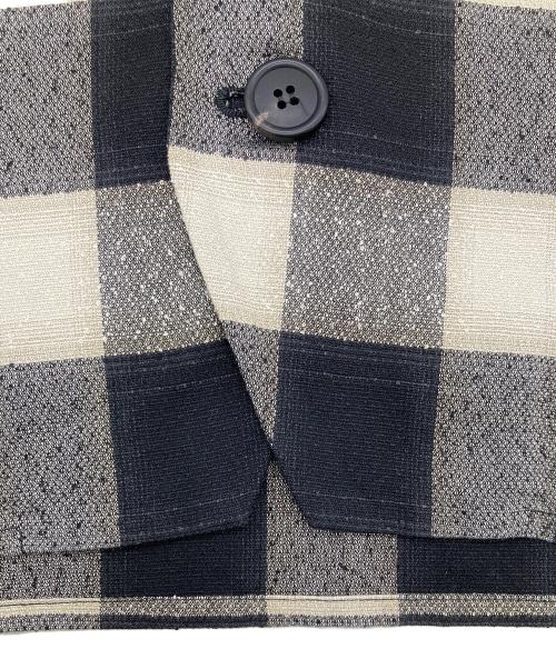 CristaSeya（クリスタセヤ）Cristaseya (クリスタセヤ) 26SS Button down vest ベージュ×ブラック サイズ:Lの古着・服飾アイテム