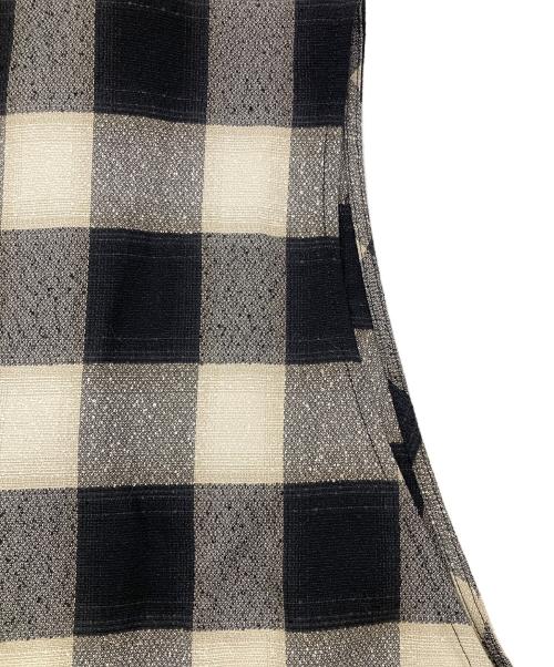 CristaSeya（クリスタセヤ）Cristaseya (クリスタセヤ) 26SS Button down vest ベージュ×ブラック サイズ:Lの古着・服飾アイテム