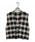 Cristaseya（クリスタセヤ）の古着「26SS Button down vest」｜ベージュ×ブラック