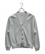 Yonetomiヨネトミ）の古着「GIMA COTTON KNIT CARDIGAN」｜ブルー