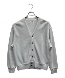 Yonetomi（ヨネトミ）の古着「GIMA COTTON KNIT CARDIGAN」｜ブルー