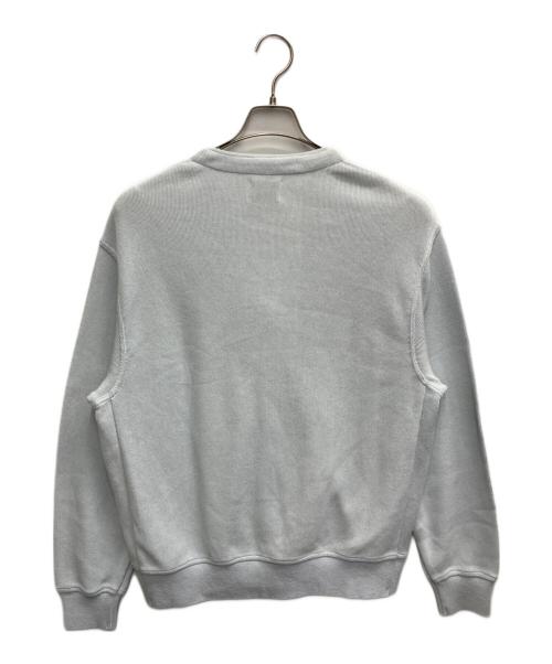 Yonetomi（ヨネトミ）Yonetomi (ヨネトミ) GIMA COTTON KNIT CARDIGAN ブルー サイズ:3の古着・服飾アイテム