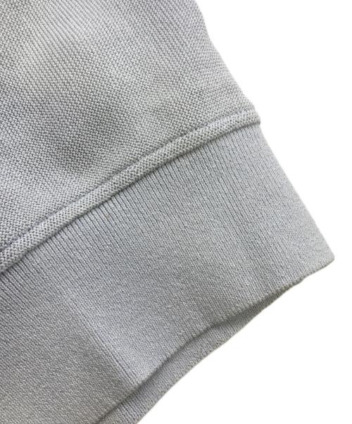 Yonetomi（ヨネトミ）Yonetomi (ヨネトミ) GIMA COTTON KNIT CARDIGAN ブルー サイズ:3の古着・服飾アイテム