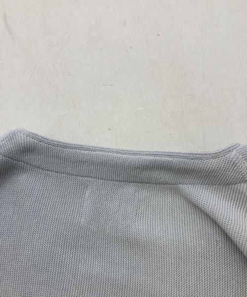 Yonetomi（ヨネトミ）Yonetomi (ヨネトミ) GIMA COTTON KNIT CARDIGAN ブルー サイズ:3の古着・服飾アイテム