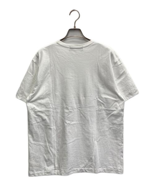 BLACK COMME des GARCONS（ブラックコムデギャルソン）BLACK COMME des GARCONS (ブラックコムデギャルソン) AD2025 綿天竺SS T ホワイト サイズ:XXLの古着・服飾アイテム