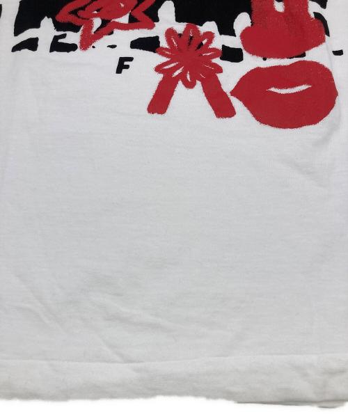 BLACK COMME des GARCONS（ブラックコムデギャルソン）BLACK COMME des GARCONS (ブラックコムデギャルソン) AD2025 綿天竺SS T ホワイト サイズ:XXLの古着・服飾アイテム