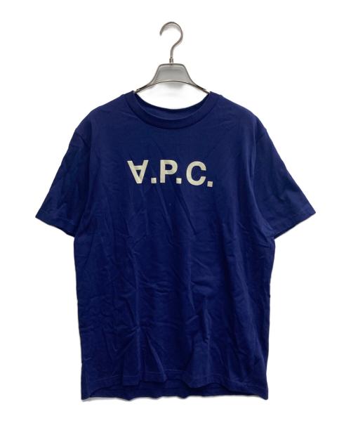 A.P.C.（アーペーセー）A.P.C. (アーペーセー) T-SHIRT STANDARD GRAND VPC ネイビー サイズ:XLの古着・服飾アイテム