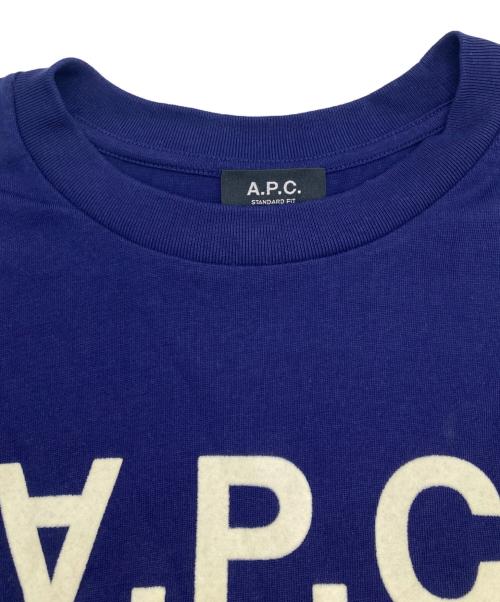 A.P.C.（アーペーセー）A.P.C. (アーペーセー) T-SHIRT STANDARD GRAND VPC ネイビー サイズ:XLの古着・服飾アイテム