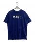A.P.C.（アーペーセー）の古着「T-SHIRT STANDARD GRAND VPC」｜ネイビー