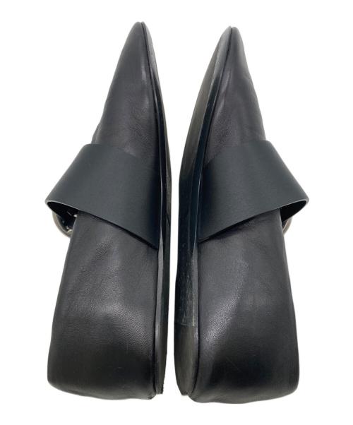 JIL SANDER（ジルサンダー）JIL SANDER (ジルサンダー) Cannolo Buckle Strap Leather Flat ブラック サイズ:38の古着・服飾アイテム