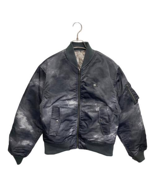 ANTIMID（アンチミッド）ANTIMID (アンチミッド) REVERSIBLE MA-1 JACKET ブラック サイズ:Sの古着・服飾アイテム
