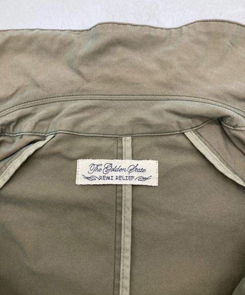 REMI RELIEF（レミレリーフ）REMI RELIEF (レミレリーフ) 玉虫色ステンカラーコート ベージュ サイズ:Sの古着・服飾アイテム