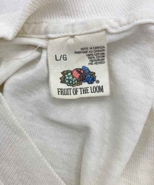 FRUIT OF THE LOOM（フルーツオブザルーム）FRUIT OF THE LOOM (フルーツオブザルーム) A SALT +BATTERY TEE ホワイト サイズ:Ⅼの古着・服飾アイテム