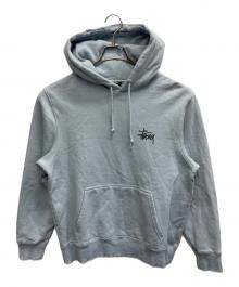 stussy（ステューシー）の古着「BASIC STUSSY HOODIE」｜スカイブルー