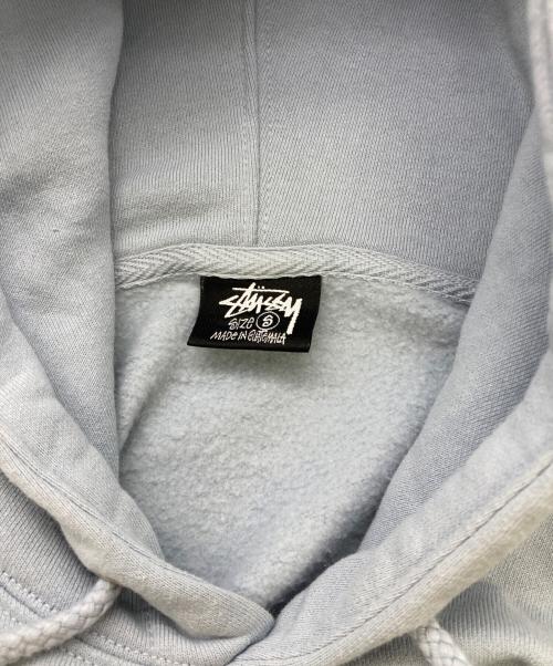 stussy（ステューシー）stussy (ステューシー) BASIC STUSSY HOODIE スカイブルー サイズ:Sの古着・服飾アイテム