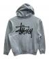 stussy (ステューシー) BASIC STUSSY HOODIE スカイブルー サイズ:S：7000円