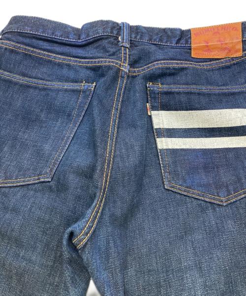 MOMOTARO JEANS（桃太郎ジーンズ）MOMOTARO JEANS (桃太郎ジーンズ) 出陣ストレートデニムパンツ インディゴ サイズ:W33の古着・服飾アイテム