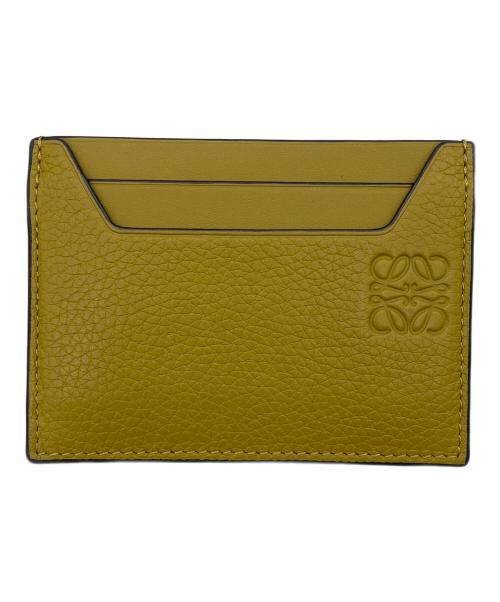 LOEWE（ロエベ）LOEWE (ロエベ) Anagram Plain Cardholder マスタードの古着・服飾アイテム