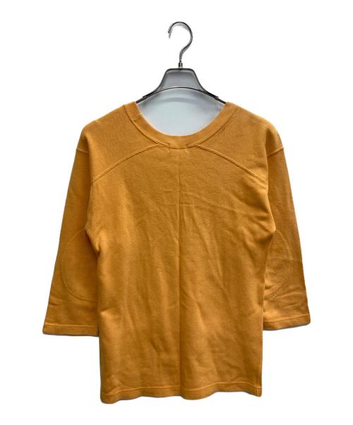 Heller's cafe（ヘラーズカフェ）Heller's cafe (ヘラーズカフェ) ラグランスウェット オレンジ サイズ:SIZE36の古着・服飾アイテム