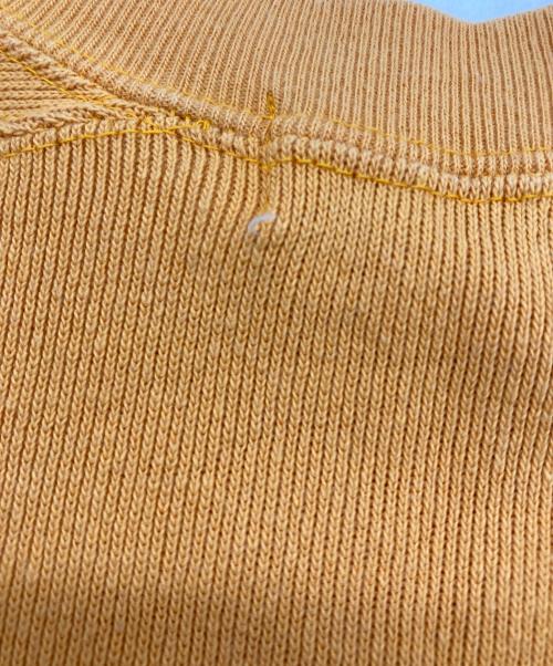 Heller's cafe（ヘラーズカフェ）Heller's cafe (ヘラーズカフェ) ラグランスウェット オレンジ サイズ:SIZE36の古着・服飾アイテム