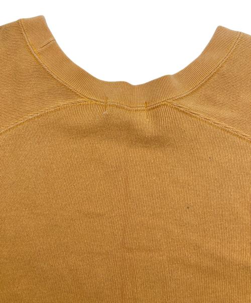 Heller's cafe（ヘラーズカフェ）Heller's cafe (ヘラーズカフェ) ラグランスウェット オレンジ サイズ:SIZE36の古着・服飾アイテム