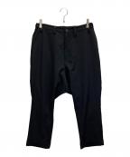 yohji yamamoto+noirヨウジヤマモトプリュスノアール）の古着「サルエルパンツ」｜ブラック