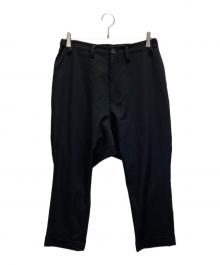yohji yamamoto+noir（ヨウジヤマモトプリュスノアール）の古着「サルエルパンツ」｜ブラック
