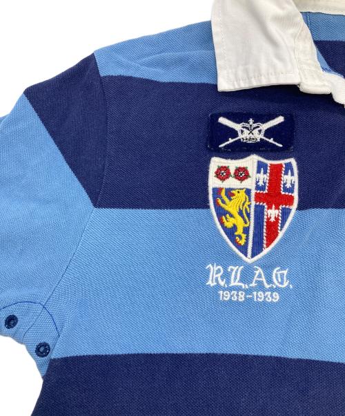 POLO RALPH LAUREN（ポロ・ラルフローレン）POLO RALPH LAUREN (ポロ・ラルフローレン) CUSTOM FIT　ビッグポニーポロシャツ ブルー サイズ:Sの古着・服飾アイテム