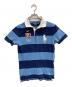 POLO RALPH LAUREN（ポロ・ラルフローレン）の古着「CUSTOM FIT　ビッグポニーポロシャツ」｜ブルー