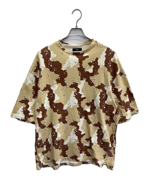 nubian（ヌビアン）nubian (ヌビアン) カモフラオーバーTシャツ ベージュ サイズ:不明の古着・服飾アイテム