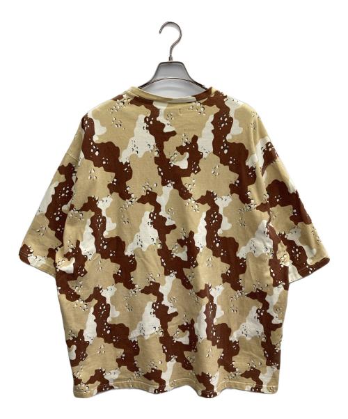 nubian（ヌビアン）nubian (ヌビアン) カモフラオーバーTシャツ ベージュ サイズ:不明の古着・服飾アイテム