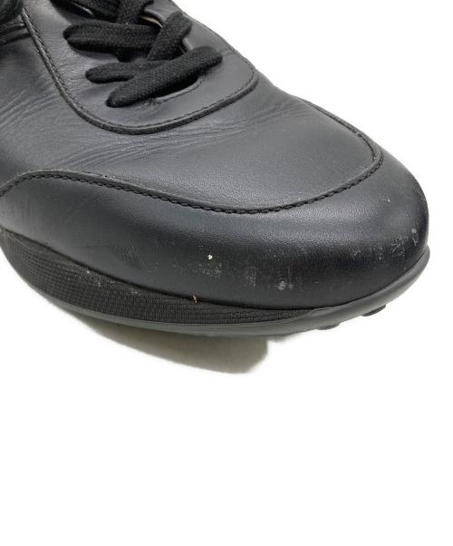 TOD'S（トッズ）TOD'S (トッズ) レザースニーカー ブラック サイズ:26.5の古着・服飾アイテム