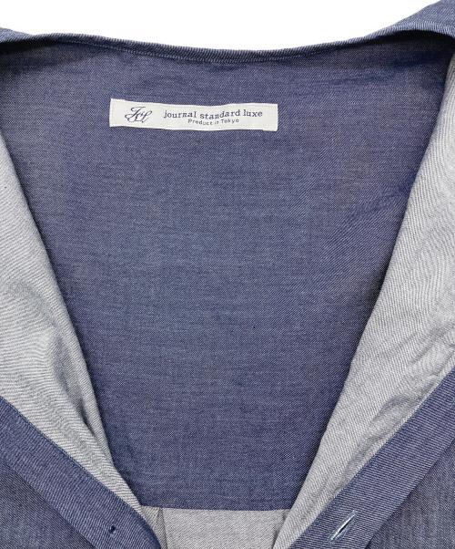 journal standard luxe（ジャーナルスタンダード ラックス）JOURNAL STANDARD LUXE (ジャーナルスタンダード ラックス) Kalina’s frill SH/26SS インディゴ サイズ:FREEの古着・服飾アイテム