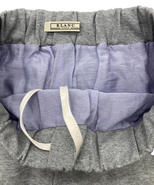 blanc basque（ブランバスク）BLANC basque (ブランバスク) プリントTシャツ ドッキング 変形スカート グレー サイズ:38の古着・服飾アイテム