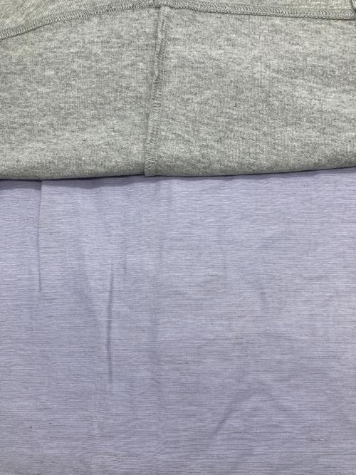 blanc basque（ブランバスク）BLANC basque (ブランバスク) プリントTシャツ ドッキング 変形スカート グレー サイズ:38の古着・服飾アイテム